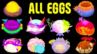 Wublin Island - All Fan Made Eggs | My Singing Monsters