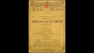 Cilea's Opera "Adriana Lecouvreur" Act III Teatro alla Scala