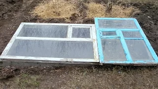 Парник из окон за 10 минут/Greenhouse from Windows/