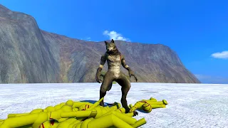 WOLF FIGHTING WITH ACTIVE RAGDOLL PHYSICS