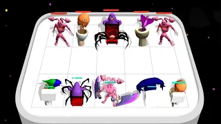Grimace Shake: Merge Monster 🌟 Grimace Toilet Monster Gameplay