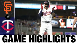 Giants vs. Twins Game Highlights (8/27/22) | MLB Highlights