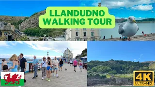 Llandudno Wales 2023 walking tour (4K UHD)