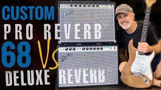 PRO Reverb  -vs- DELUXE Reverb - Fender 68 Custom Comparison!!