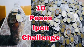 10 pesos ipon challenge sa 2 Liters coke , Lumagpas 10k kaya??? #iponchallenge