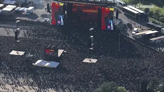 Thousands of fans flock to NRG Park for Travis Scott’s Astroworld Festival