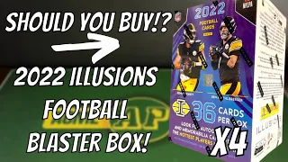 Retail Prices Dropping?! 2022 Panini Illusions Football Blaster Box Review!