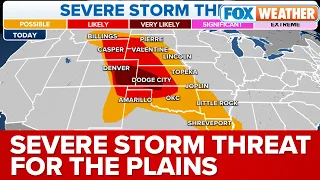 Damaging Winds, Hail, Tornadoes Main Threats From Severe Storms For Central Plains