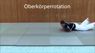 Fortbewegung am Boden durch Oberkörperrotation