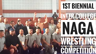 1st Biennial Inter Collegiate Naga Wrestling competition | IG Stadium, Kohima | Kedosie is champion
