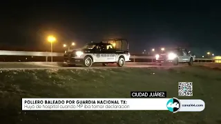 Pollero baleado por guardia nacional de TX