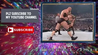 First   Last Time Ever   The Rock Vs Goldberg Backlash 2003 Full Match