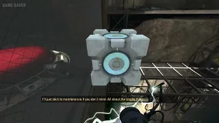 Portal Revolution (sp_a2_speed_gel) Cube Jumping Route | 0 Portals