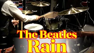 The Beatles - Rain (Drums cover from fixed angle)