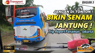 DRIVER PRO DIKASIH MESIN KENCANG BEGINI JADINYA I TRIP PO TRANSPORT PARIAMAN - JAKARTA (3/10)