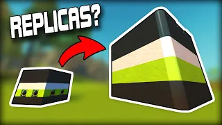 We Searched for "Replicas" to See if They Matched the Real Things! (Scrap Mechanic Gameplay)