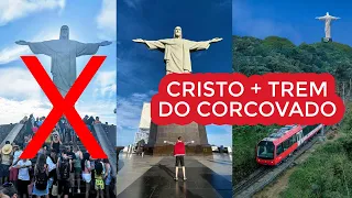 Photo with empty Christ | Corcovado Train | Tricks and miscellaneous tips