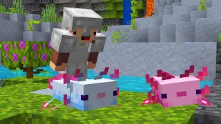 MÓJ NOWY PRZYJACIEL AXOLOTL w MINECRAFT 1.18!