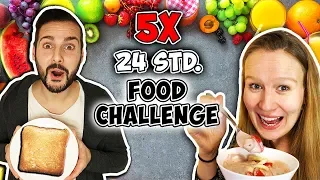 5x 24 STUNDEN FOOD CHALLENGES mit Kaan, Kathi & Bianca