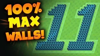 Clash of Clans: "250 MAX Walls Farmed!" | Farming To MAX Townhall 10