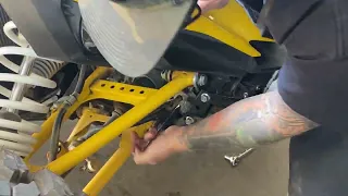 Yamaha YXZ Front Sway Bar Removal