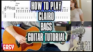 How to play Clairo - Bags Guitar Tutorial EASY