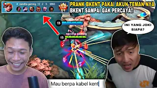 DAFFAXML PRANK BKENT JOKI AKUN TEMAN NYA!! BKENT SAMPAI GAK PERCAYA!!