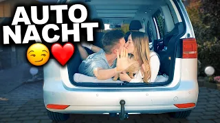 JEDER KANN UNS SEHEN 👀❤️ Chrissi & ich verbringen UNSERE NACHT im AUTO!