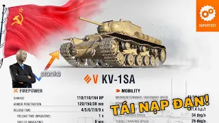 KV-1SA cơ chế Tái nạp Ngược – Cân bằng xe tăng Mỹ | SUPERTEST World of Tanks