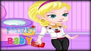 Frozen Games - Baby Elsas Potty Train (Dress up  Game for Little Girls )
