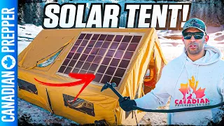 An Inflatable Solar Powered Tent Thats AMAZING.