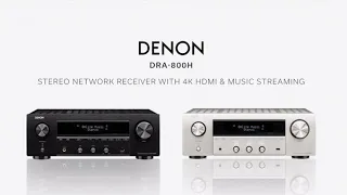 Denon DRA-800H Stereo Network Receiver with HDMI and HEOS built-in