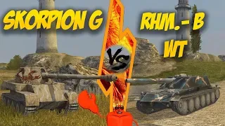 WOT Blitz -Skorpion G vs Rhm.-Borsch. Имба царей или дно морей.