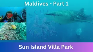 Sun Island Villa Park Maldives Scuba Diving Part 1 - South Ari Atoll with DiveOceanus