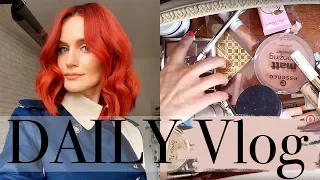 Daily vlog | Curatenie de primavara in colectia de cosmetice, o sedinta foto si-o coafura noua