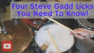 Four Steve Gadd Licks You Need To Know!