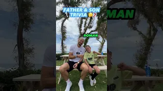 Father & Son TRIVIA 🤔🤩 #thewingrovefamily #shorts #funny