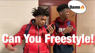 Asking High school Rappers To Freestyle *one of them gets a record deal*