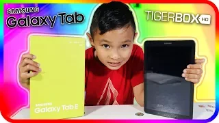 My New Samsung Galaxy Tab E! Kids Unboxing & Review - TigerBox HD