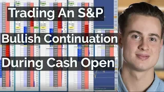 Trading An S&P Bullish Continuation During Cash Open - Live Trading | Axia Futures