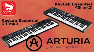 [Eng Sub] ARTURIA KeyLab Essential mk3 midi-keyboards with 49 and 61 keys