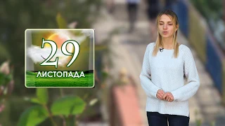 Погода на 29 листопада