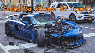 $780,000 Gemballa Mirage GT Crash In NYC- videos and pics