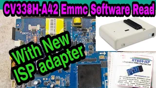 CV338H-A42 Emmc Software read ISP tool with RT809H Programmer by S.K.Dalim