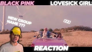 NEW GROUP NAME ?☺️😂BLACKPINK-LOVESICK GIRLS (REACTION) #reaction #blackpink #kpop