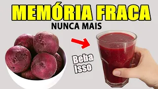 SUCO PARA MEMÓRIA FRACA, CÉREBRO FORTE E OSSOS DE FERRO