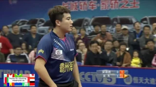 2016 China Super League: ZHOU Yu vs LIANG Jingkun full match HD