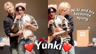 Ni-ki and he’s favourite hyung (Yunki TikToks) Jake and Ni-ki