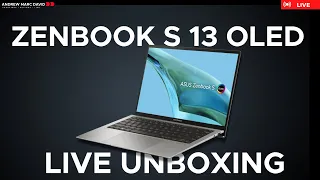 ASUS Zenbook S 13 OLED (UX5304) (2023) - Live Unboxing