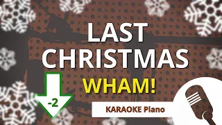 LAST CHRISTMAS (WHAM!) - KARAOKE Piano LOWER Key